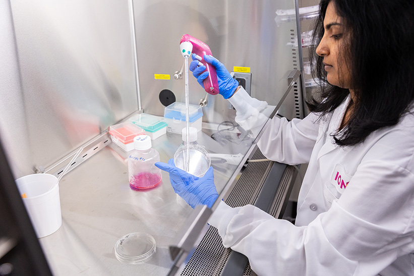 Postdoctoral candidate in the lab
