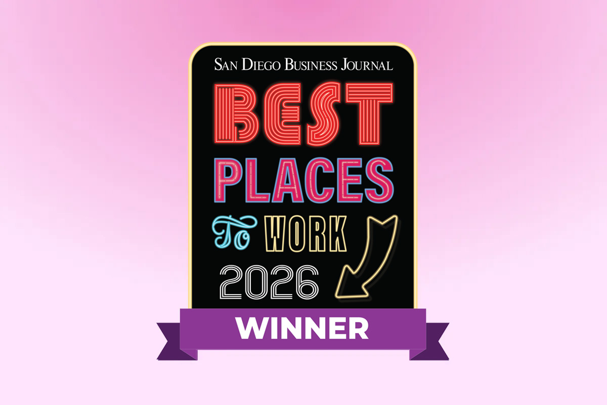 2026 San Diego Business Journal Best Places to Work Winner Logo