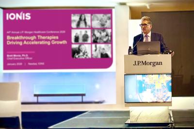 CEO Brett Monia presenting at JPM2026