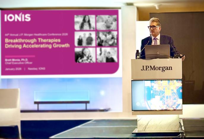 CEO Brett Monia presenting at JPM2026