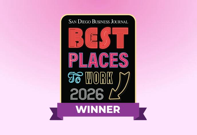 2026 San Diego Business Journal Best Places to Work Winner Logo