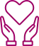 Heart-in-hands icon Heart-in-hands icon