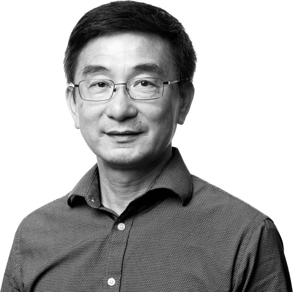 Man in Glasses Black & White Man in Glasses Black & White